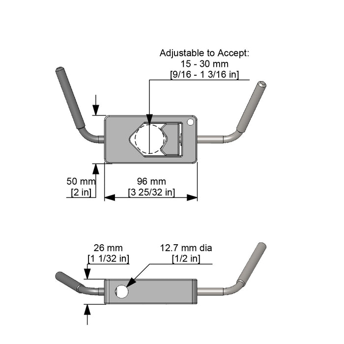 Stirrer Clamp (Fits Caframo A110, A210)