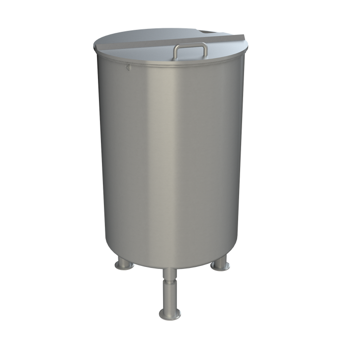 200 Gallon Stainless Steel Tank with Lid