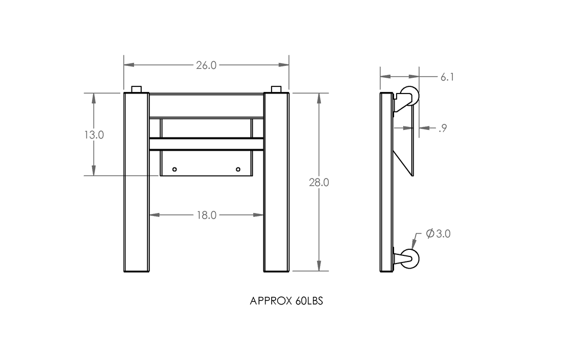 Portable Base for DP2 High Speed Disperser